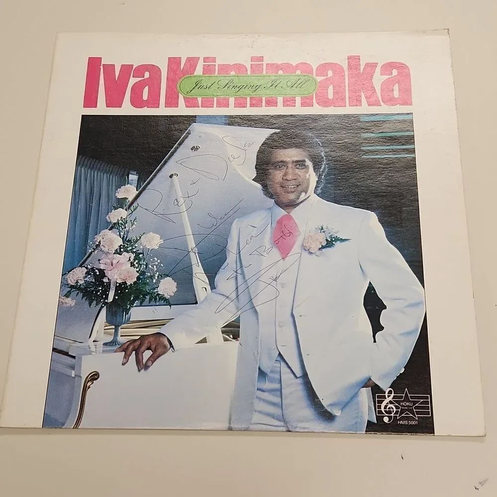 Iva Kinimaka Hawaiian Vinyl Record  Album Vintage